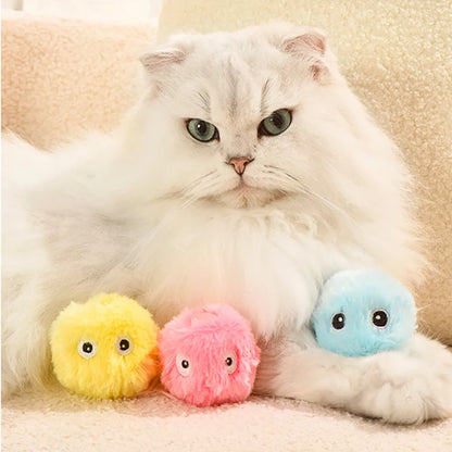 Smart Interactive Catnip Plushy Ball